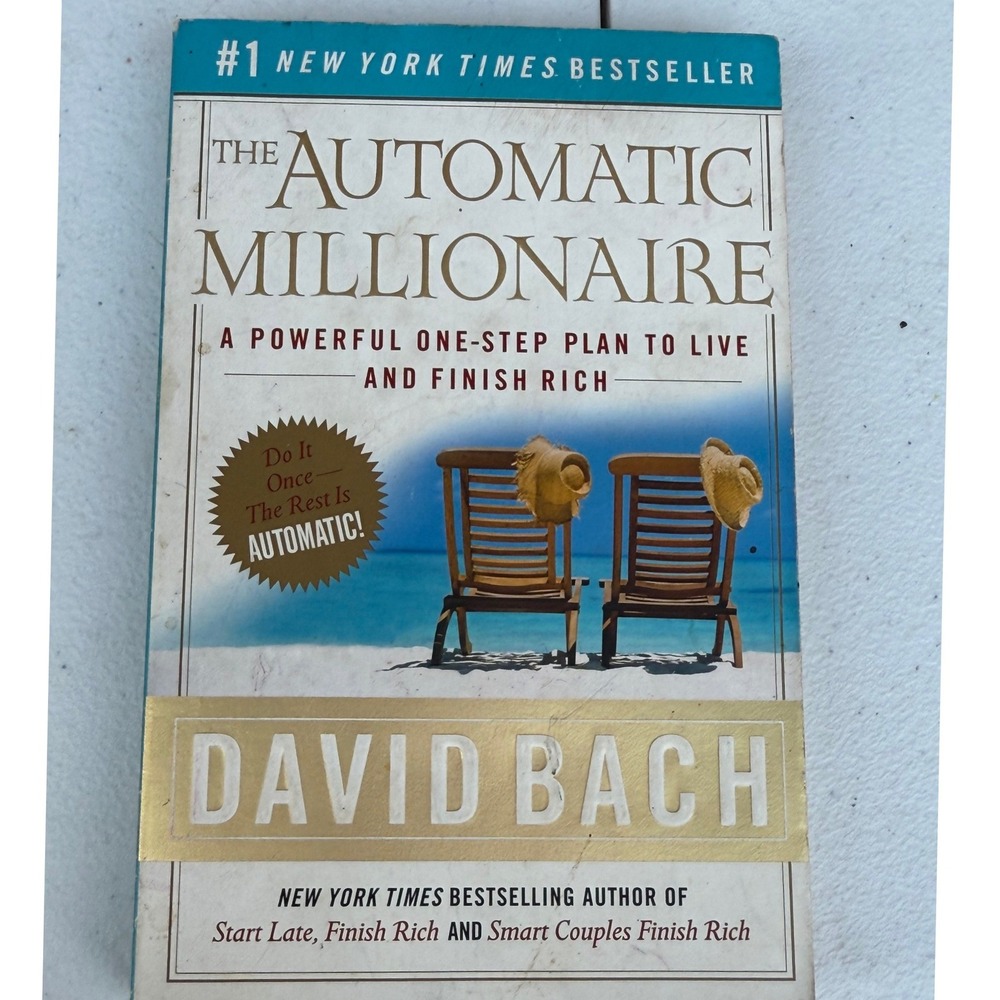 The Automatic Millionaire David Bach Paperback Personal Finance Wealth Plan Book